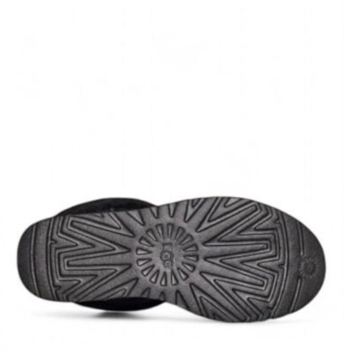 UGG Classic Ultra Mini Maxi Curly Boot Black