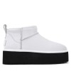 UGG Classic Ultra Mini Platform Leather White