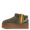 UGG Classic Ultra Mini Braid Platform Burnt Olive