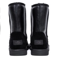UGG Classic Short Metallic Black