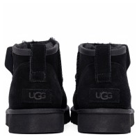 UGG Mens Classic Ultra Mini Zip Boot Black