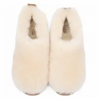UGG Hailey Fluff Slippers Natural
