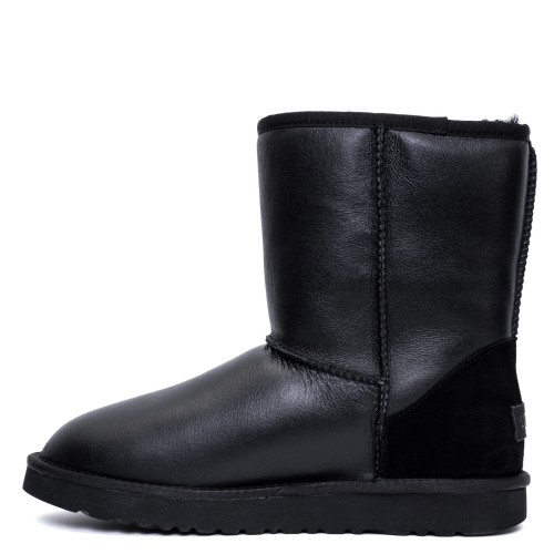 UGG Classic Short Metallic Black