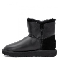 UGG Mini Bailey Button II Metallic Black