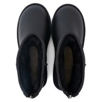UGG Mens Classic Short Zip Metallic Black