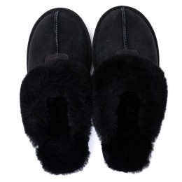 UGG Mens Slippers Scufette Black