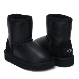 UGG Kids Classic Short Metallic Black
