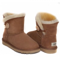 UGG Mini Bailey Button II Chestnut
