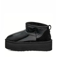 UGG Classic Ultra Mini Platform High Shine Black
