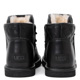 UGG Lodge Mini Leather Black