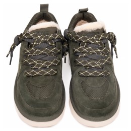 UGG Mens Lowmel Lo Sneaker Dark Green