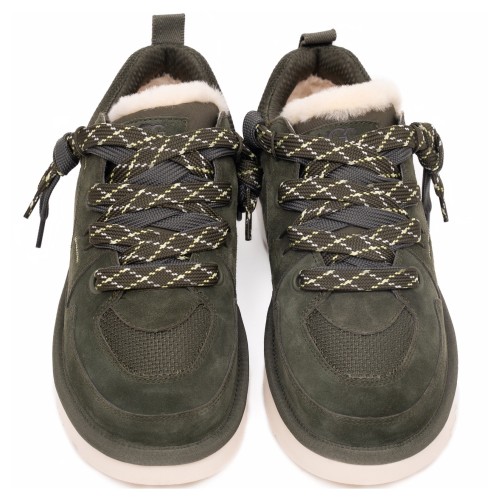 UGG Mens Lowmel Lo Sneaker Dark Green