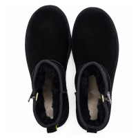 UGG Mens Classic Ultra Mini Zip Boot Black