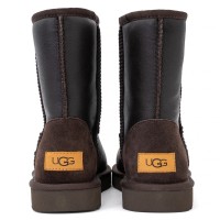 UGG Classic Short Metallic Chocolate