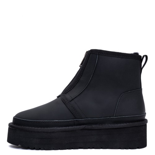UGG Neumel Platform Zip Ultra Matte Black
