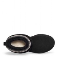 UGG Classic Ultra Mini Maxi Curly Boot Black