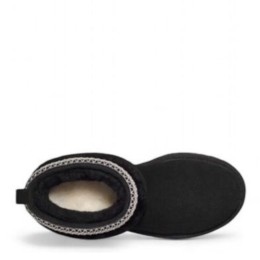 UGG Classic Ultra Mini Maxi Curly Boot Black
