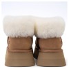 UGG Funkette Platform Boots Chestnut