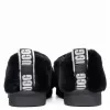 UGG Hailey Fluff Slippers Black
