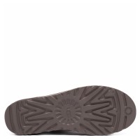 UGG Mens Classic Ultra Mini Zip Boot Smoke