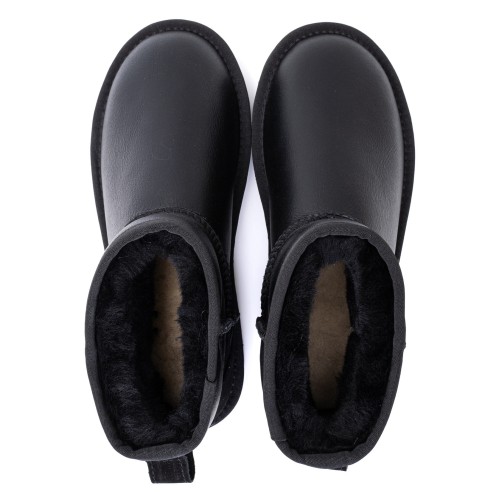 UGG Mens Classic Mini II Metallic Black