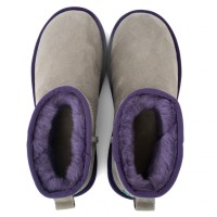 UGG Classic Mini II Grey-Aqua