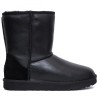 UGG Mens Classic Short Metallic Black