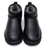 UGG Mens Classic Ultra Mini Leather Black