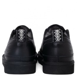 UGG Mens Slippers Flex Leather Black