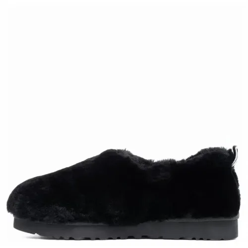 UGG Hailey Fluff Slippers Black