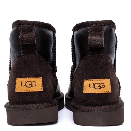UGG Mens Classic Mini II Metallic Chocolate