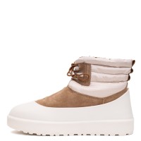 UGG Mens Classic Mini Lace-Up Weather Chestnut Whitecap