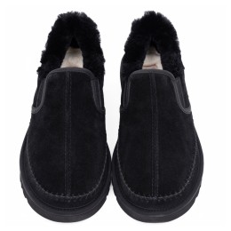 UGG Mens Stitch Slip On Black