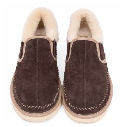 UGG Mens Stitch Slip On Chocolate