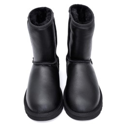 UGG Mens Classic Short Metallic Black
