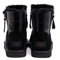 UGG Mens Classic Mini Double Zip Metallic Black