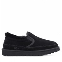 UGG Mens Stitch Slip On Black