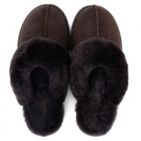 UGG Mens Slippers Scufette Chocolate