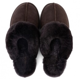 UGG Mens Slippers Scufette Chocolate