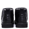 UGG Mens Classic Ultra Mini Leather Black