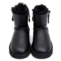 UGG Mens Classic Mini Double Zip Metallic Black