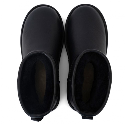 UGG Mens Classic Mini II Leather Black