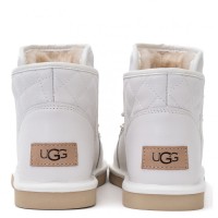 UGG Lodge Mini Leather White