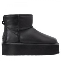 UGG Classic Mini Platform Leather Black