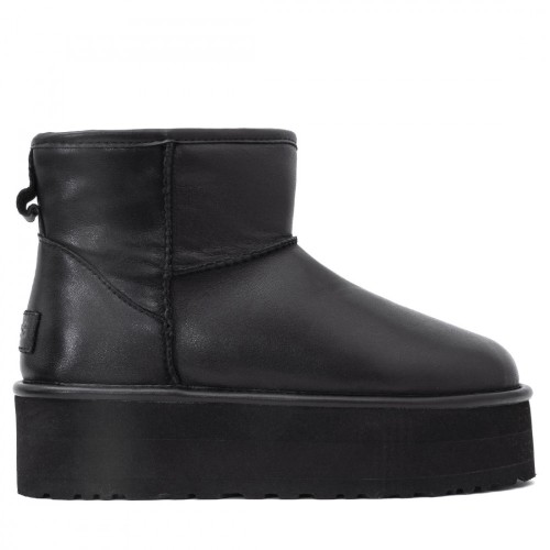 UGG Classic Mini Platform Leather Black