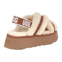 UGG Disco Cross Slide Chestnut
