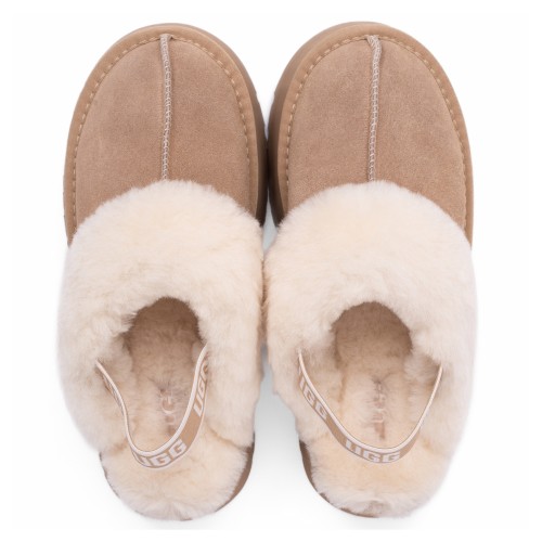 UGG Funkette Suede Platform Sand
