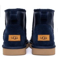 UGG Mens Classic Mini II Metallic Navy