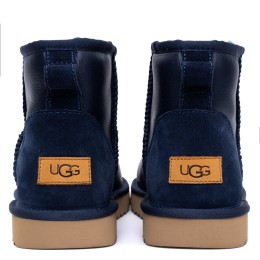UGG Mens Classic Mini II Metallic Navy