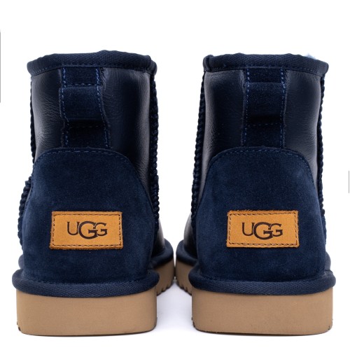 UGG Mens Classic Mini II Metallic Navy